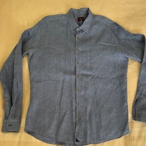 UNTUCKit Casual Blue Button-Down Shirt